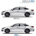 TUIX MODERN LINE DECAL FOR HYUNDAI SONATA LF / i45 2014-15