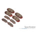 TUIX BRAKE PAD SET KIT FOR HYUNDAI SONATA YF i45 2009-15